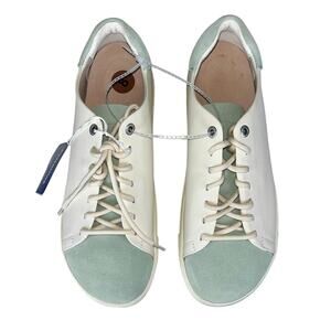 Birkenstock Bend Low Decon Pop “Eggshell/Matcha” EU 39 (US W8/8.5) Leather Suede